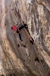 aaronclimbingredshirt